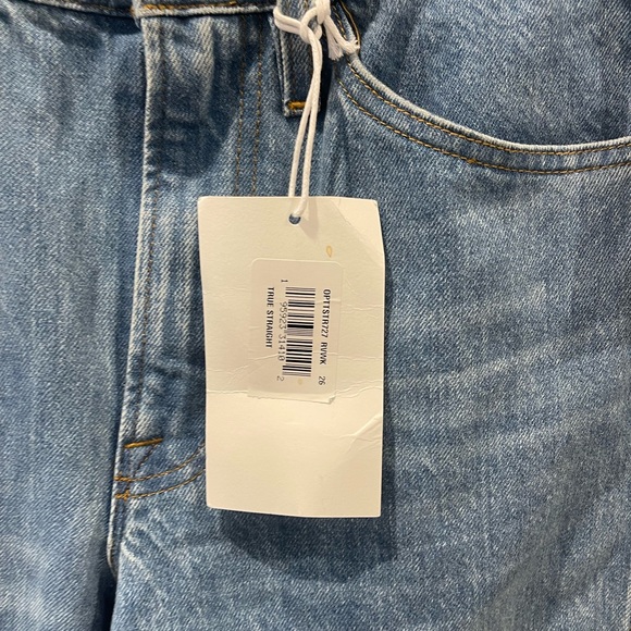 NWT Frame Denim Jeans Women Size 26 Blue True Straight Riverwalk Straight Leg - Picture 6 of 7